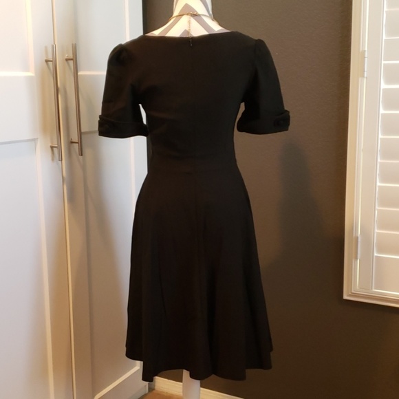 Miusol NWT Black Vintage style short sleeve dress - Picture 2 of 5